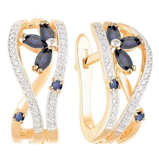 Серьги 3021265 Золото