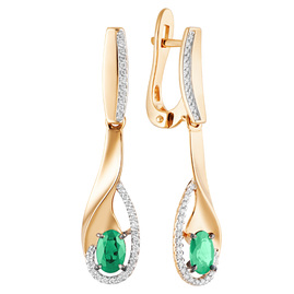 Серьги 2021827 Золото