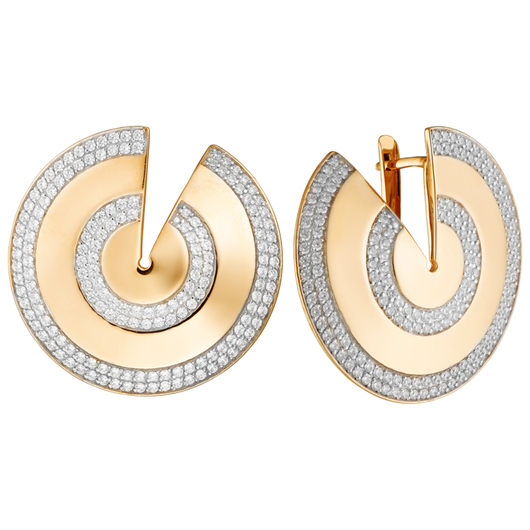 Серьги кл3806а Золото