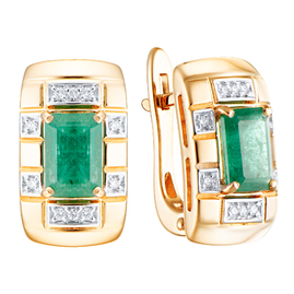 Серьги 2021931 Золото