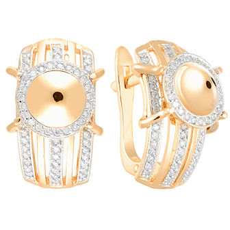 Серьги 1021322 Золото