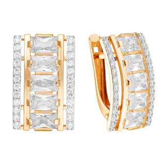 Серьги кл3843а Золото