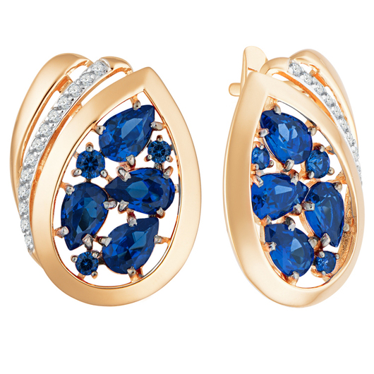 Серьги кл3360а-27 Золото