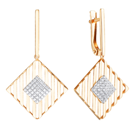 Серьги с722-01 Золото