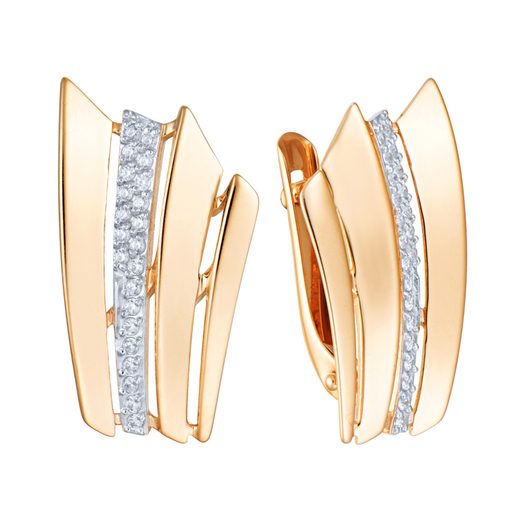 Серьги кл3983а-01 Золото