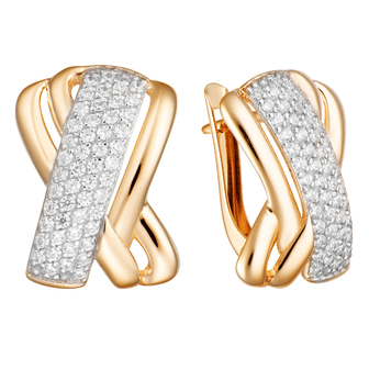 Серьги кл3702а-01 Золото