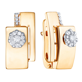 Серьги 1022023 Золото