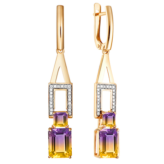 Серьги кл3511а-49 Золото