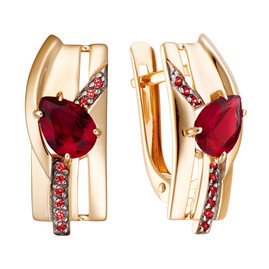 Серьги кл3676а-2 Золото