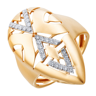 Кольцо кл4028-01 Золото