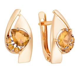 Серьги кл3054а-48 Золото