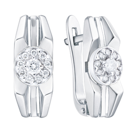 Серьги 1022025 Золото