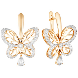 Серьги кл3522а-20 Золото