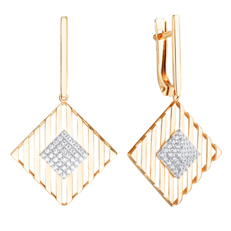 Серьги с722-01 Золото