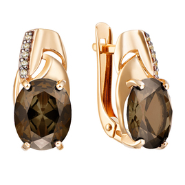 Серьги кл3673а-4 Золото