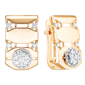 Серьги 1022064 Золото