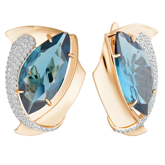 Серьги кл3220а-58 Золото