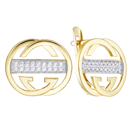 Серьги кл4027а-03 Золото