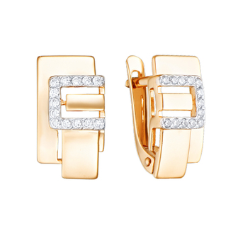 Серьги кл3997а-01 Золото