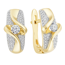 Серьги 1021755 Золото