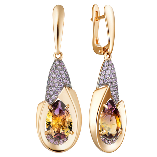 Серьги кл3667а-49 Золото