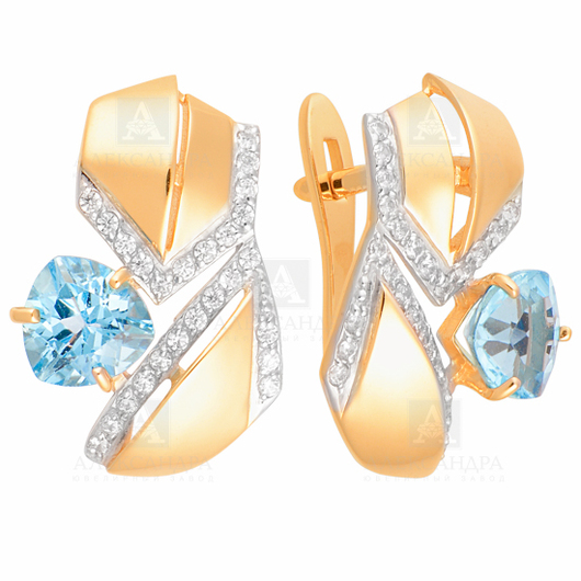 Серьги кл2365а-2 Золото