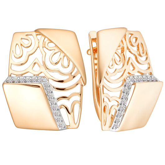Серьги кл3058а Золото