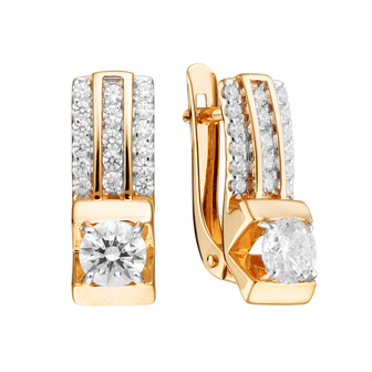 Серьги кл3776а Золото