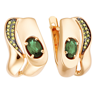 Серьги кл3514а-26 Золото