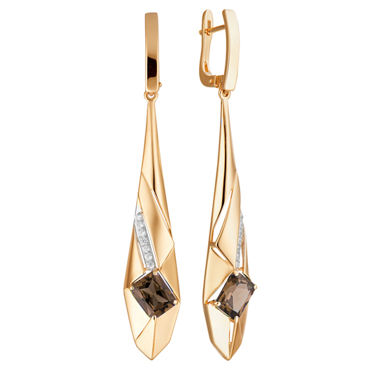 Серьги кл3549а-4 Золото