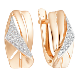 Серьги кл2991а Золото