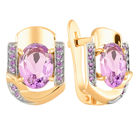 Серьги кл2225а-3 Золото