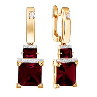 Серьги кл3569а-34 Золото