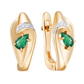 Серьги 2021989 Золото