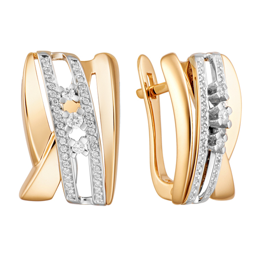 Серьги 1021851 Золото