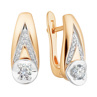 Серьги 1021769 Золото