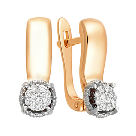 Серьги 1021430 Золото