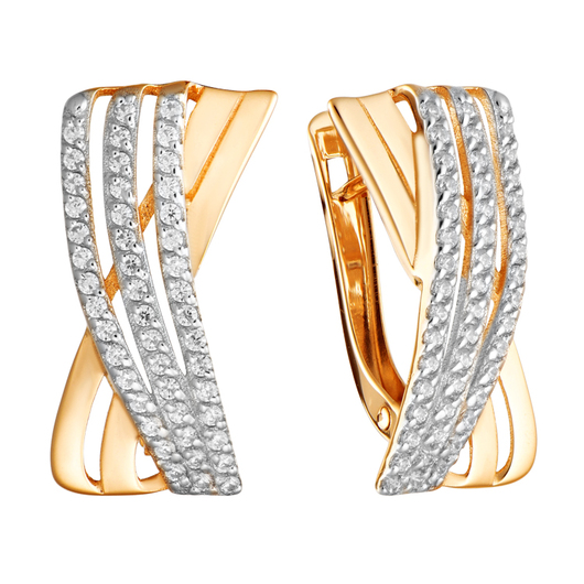 Серьги кл3828а-01 Золото