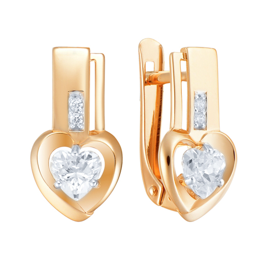 Серьги кл3893а-01 Золото