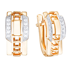 Серьги кл4292а-01 Золото