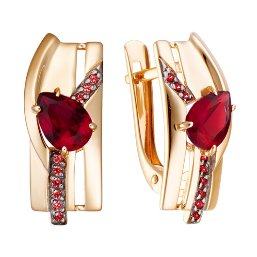 Серьги кл3676а-2 Золото