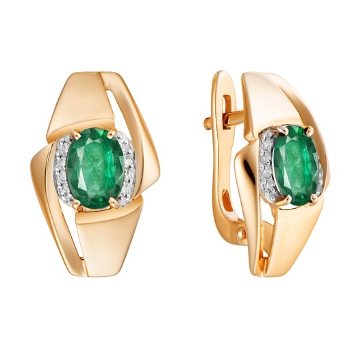 Серьги 2021976 Золото