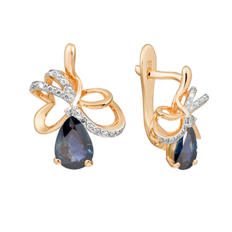 Серьги 3021046 Золото