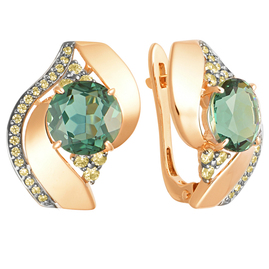 Серьги кл2502а-13 Золото