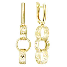 Серьги с655 Золото