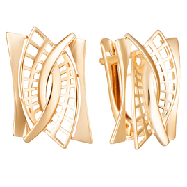 Серьги кл4137а Золото