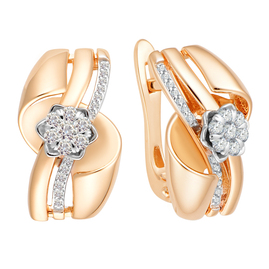 Серьги 1021706 Золото