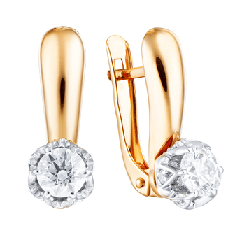 Серьги кл3337а-62 Золото