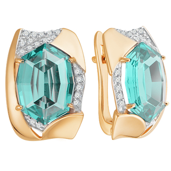 Серьги кл3282а-64 Золото