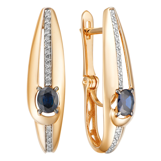 Серьги 3021881 Золото